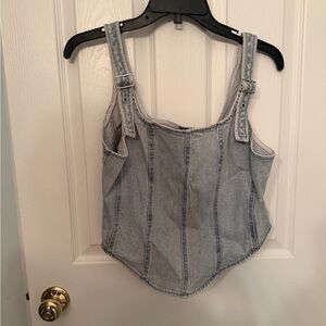 Wild Fable Light Blue Denim Top